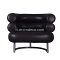 Poltrona lounge in pelle Bibendum replica di Eillen Gray